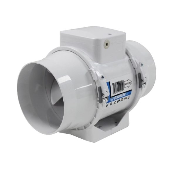 100mm Inline Timer Mixed Flow 2 Speed 40l/s